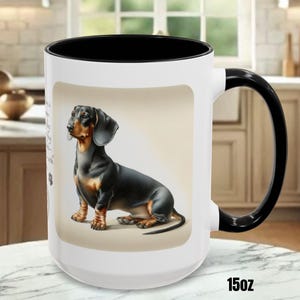 Hot Dog Energy: Powered by Dachshund Coffee Mug (11, 15oz) 7 colors