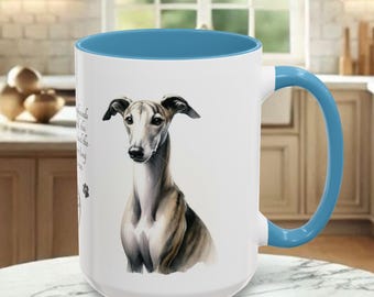 Greyhound Mug | Sighthound Coffee Cup | Dog Lover Gift Mug (11, 15oz) • Personalize