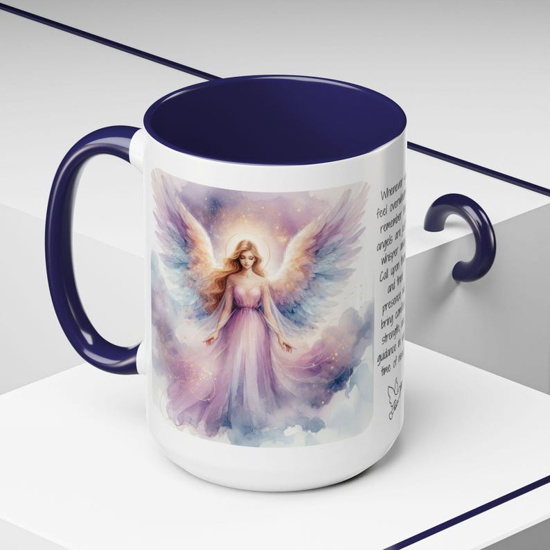 Angel Mug • Heavenly Guardian Coffee Cup, (11oz, 15oz) 5 colors image 18