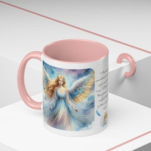 Angel Mug • Heavenly Guardian Coffee Cup, (11oz, 15oz) 5 colors image 15