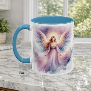 Angel Mug • Heavenly Guardian Coffee Cup, (11oz, 15oz) 5 colors image 8