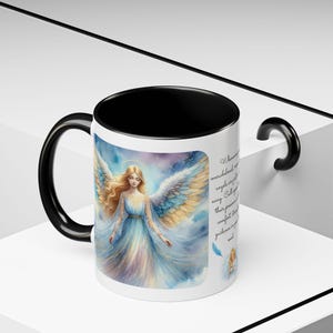 Angel Mug • Heavenly Guardian Coffee Cup, (11oz, 15oz) 5 colors image 13
