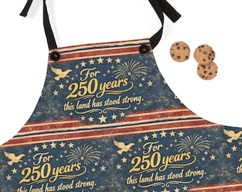 America 250 Chef Apron • Patriotic Cooking Gift