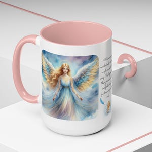 Angel Mug • Heavenly Guardian Coffee Cup, (11oz, 15oz) 5 colors image 19