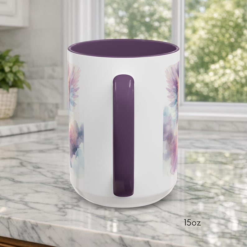 Angel Mug • Heavenly Guardian Coffee Cup, (11oz, 15oz) 5 colors image 3