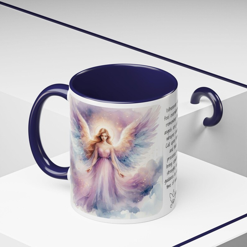 Angel Mug • Heavenly Guardian Coffee Cup, (11oz, 15oz) 5 colors image 17
