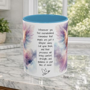 Angel Mug • Heavenly Guardian Coffee Cup, (11oz, 15oz) 5 colors image 6