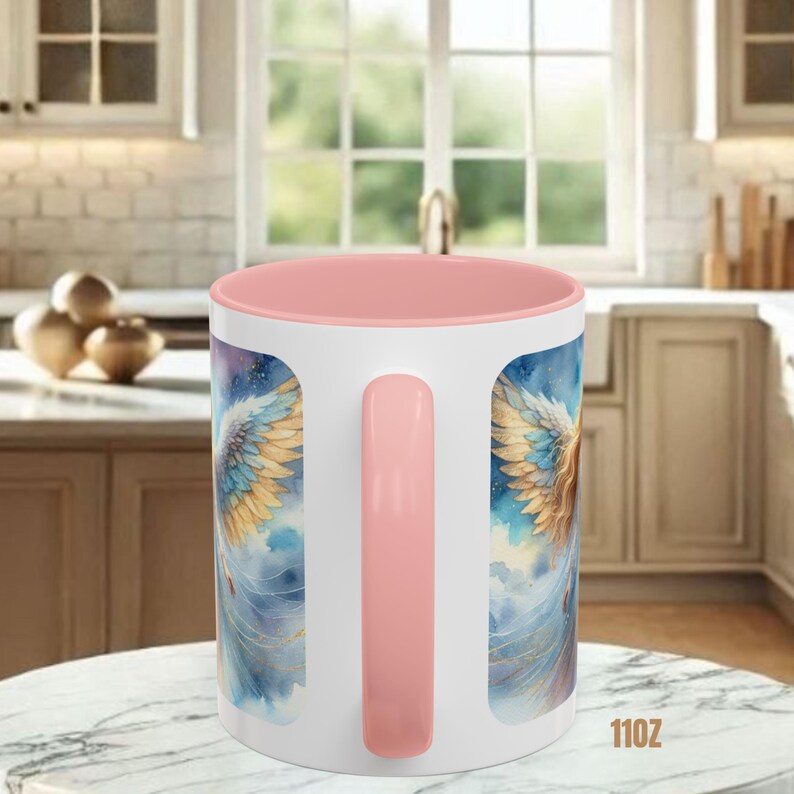 Angel Mug • Heavenly Guardian Coffee Cup, (11oz, 15oz) 5 colors image 7