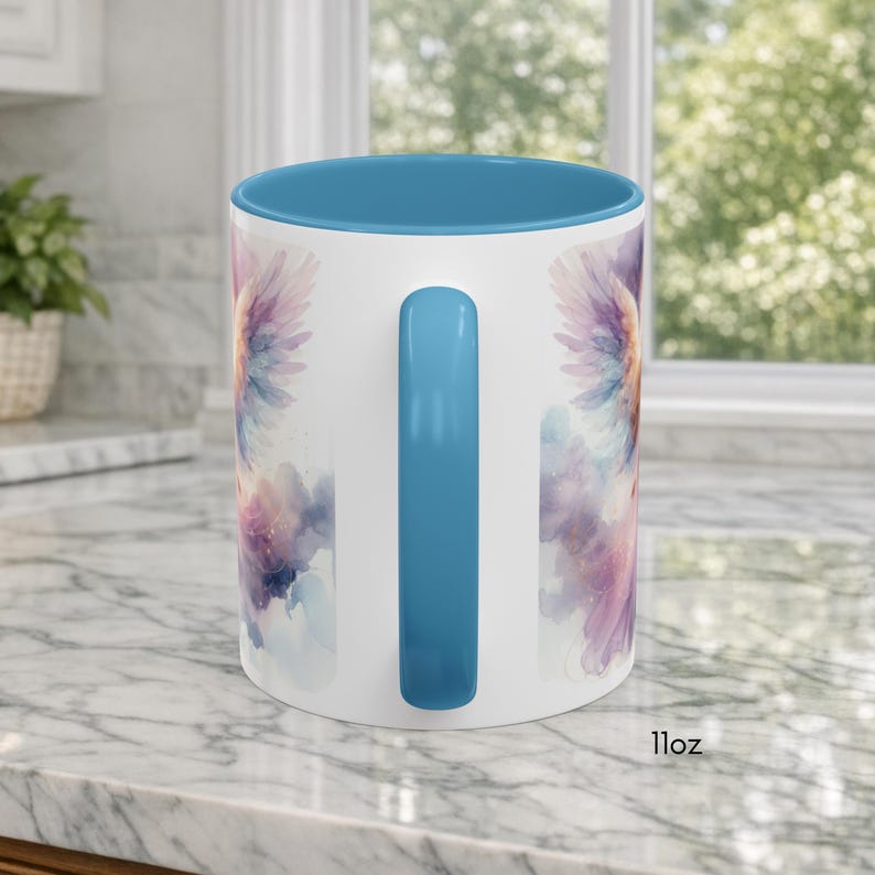 Angel Mug • Heavenly Guardian Coffee Cup, (11oz, 15oz) 5 colors image 7