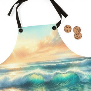 Sea Spray Serenity Cooking Apron