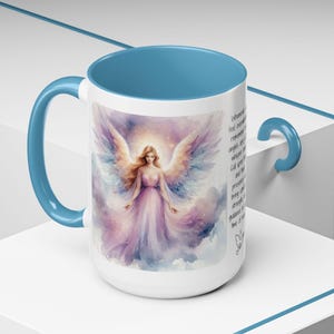 Angel Mug • Heavenly Guardian Coffee Cup, (11oz, 15oz) 5 colors image 16