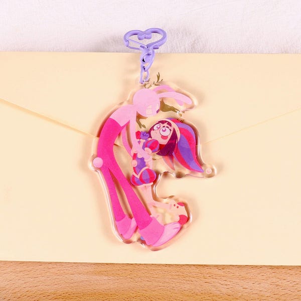 TADC FunnyBunny Jax Pomni Keychain