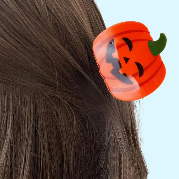 1 Piece Halloween Pumpkin/ghost Hair Claw Clip|hair Clip  display picture 1