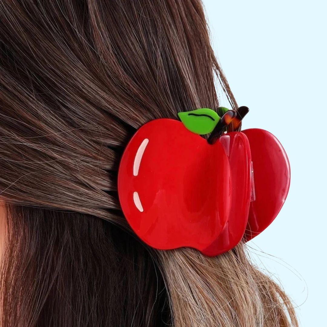 1 piece apple hair claw clip|hair clip|barrette|hair accessories