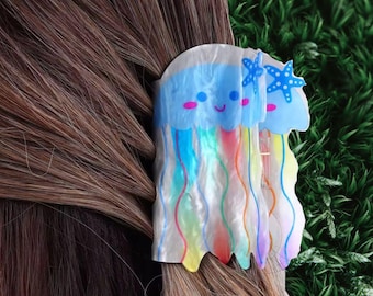 1 piece jelly fish hair claw clip|hair clip|barrette|hair accessories