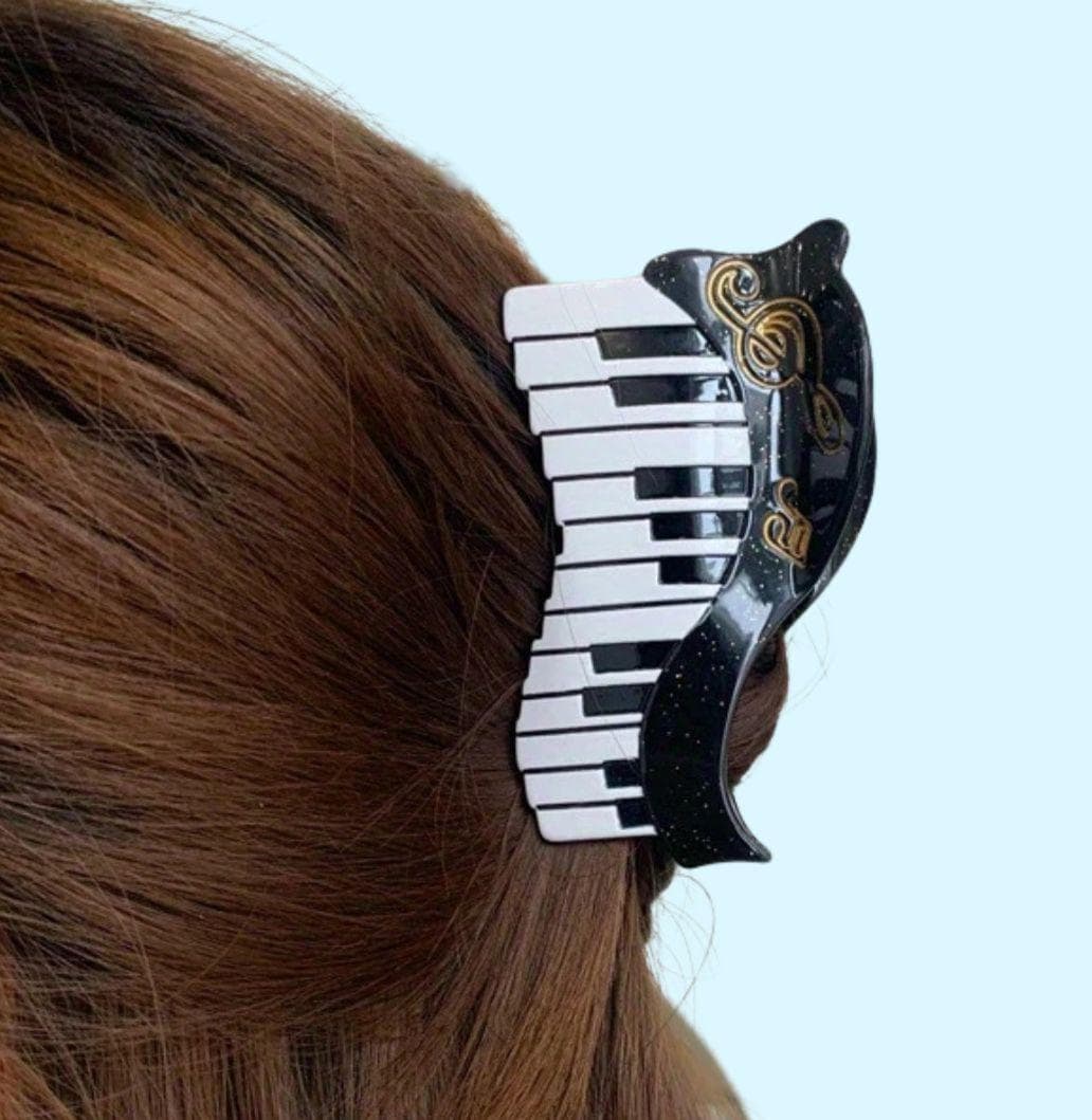 ec melodi keyclip カラビナ 1 Piece Keyboard Piano Hair Claw Clip|hair Clip|barrette|hair