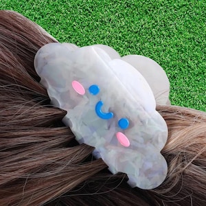 1 stuk wolk haarklauwclip|haarclip|speldje|haaraccessoires