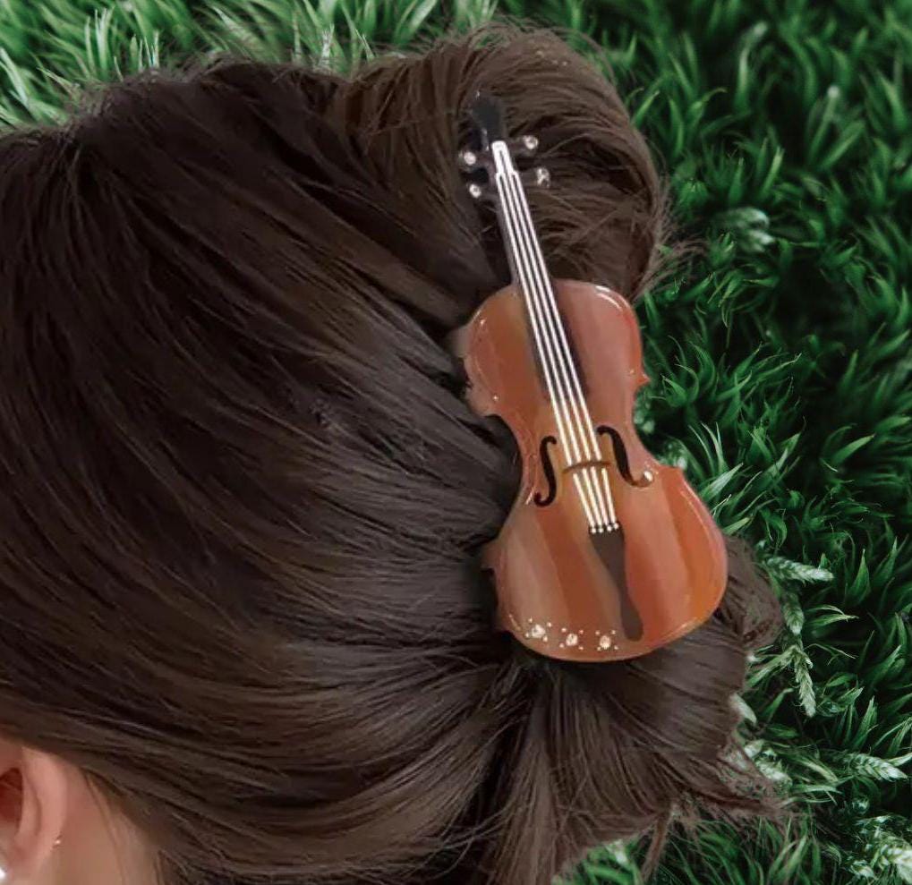 Violin hair clip - Etsy 日本