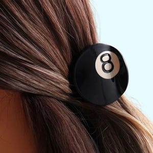1 piece 8 ball pool hair claw clip|hair clip|barrette|hair accessories