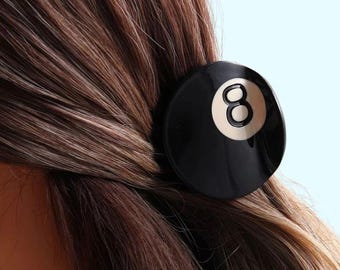 1 piece 8 ball pool hair claw clip|hair clip|barrette|hair accessories