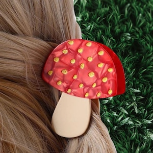 1 piece mushroom hair claw clip|hair clip|barrette|hair accessories