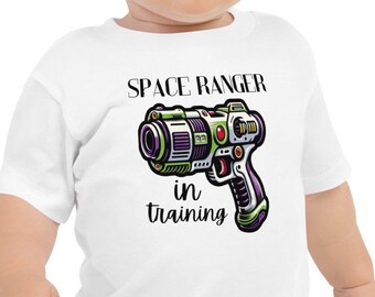 Camiseta de Buzz Lightyear de Disney, bebé guardabosques espacial en entrenamiento