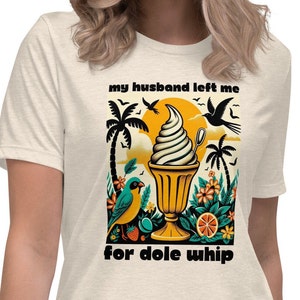 Damen Dole Whip Disney Snacks Disney World Polynesian Disneyland Shirt