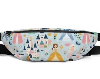 Princess Girl Fanny Pack Disney Inspired Accessories Disney Fanny Pack