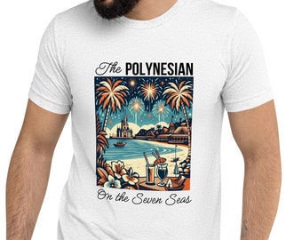 Polynesian Resort Day Seven Seas Unisex Disney World Shirt