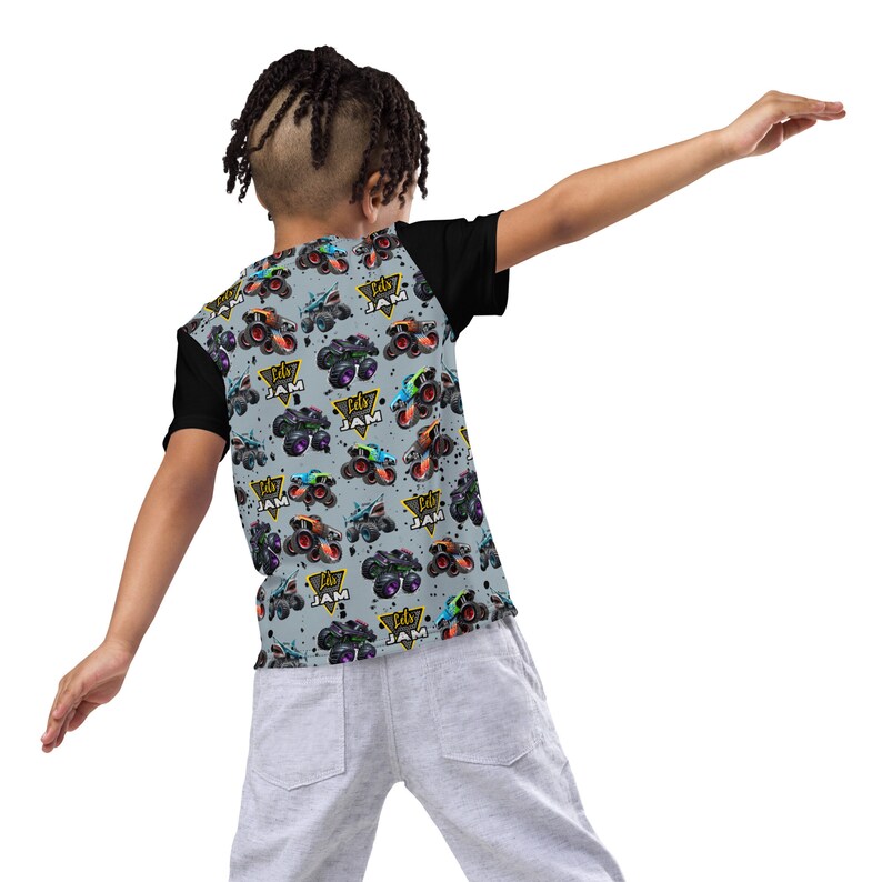 Kids Monster Truck Monster Jam Crew Tshirt