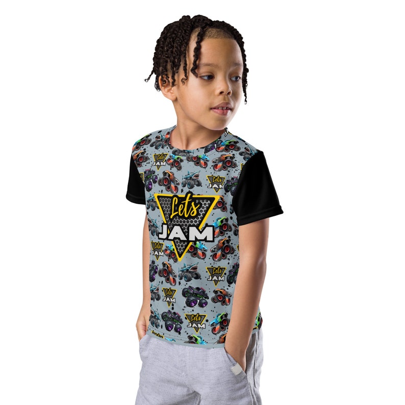 Kids Monster Truck Monster Jam Crew Tshirt