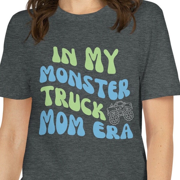 Monster Truck Monster Jam Mom Era Short-Sleeve Unisex T-Shirt