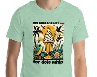 Koszulka unisex Dole Whip Disney Snacks Polynesian Disney World Disneyland