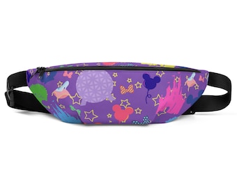 WDW Disney Park Icons Fanny Pack Disneyworld Bags Parks Icon