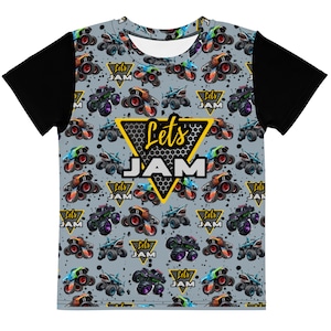 Kids Monster Truck Monster Jam Crew Tshirt