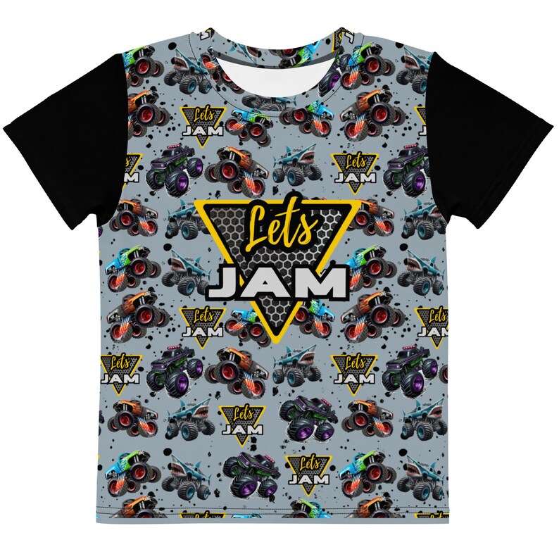 Kids Monster Truck Monster Jam Crew Tshirt
