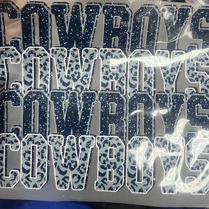 Cowboys DTF Prints