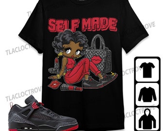 Jordan Spizike Low Bred Unisex T-Shirt, Sweatshirt, Hoodie, Sneaker Girl Selfmade, Shirt To Match Sneaker