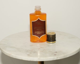 Foaming Jelly Honey | Shower Gel With Orange Essential Oil and Argan Oil | Liquid Shower Gel | Natural Body Wash | Liquid Body Wash