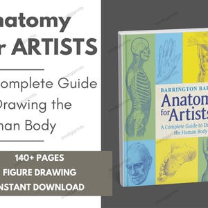 Anatomy for Artists: Complete Guide to Drawing the Human Body | Figure Drawing eBook | Digital Download