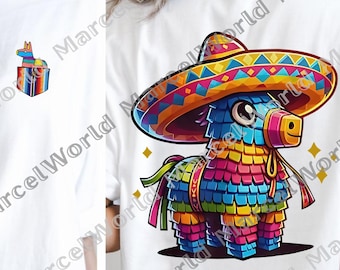 Cinco de Mayo Funny Pinata Png, Fiesta Cinco De Mayo for Men Women Png, Mexican Party Clipar Png, Digital file