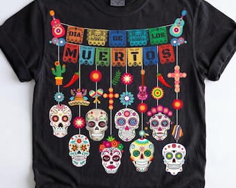 Dia de los Muertos Skull PNG, Sugar Skull Digital Download, Day of the Dead Clipart