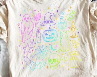 Pepper PNG, Halloween Gothic Digital Download, Pastel Goth Art