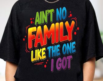 No hay familia como la que tengo PNG Descarga digital, diseño de cita divertida