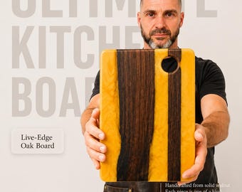 Custom resin cheese board, wooden epoxy charcuterie platter, personalized engraved kitchen decor