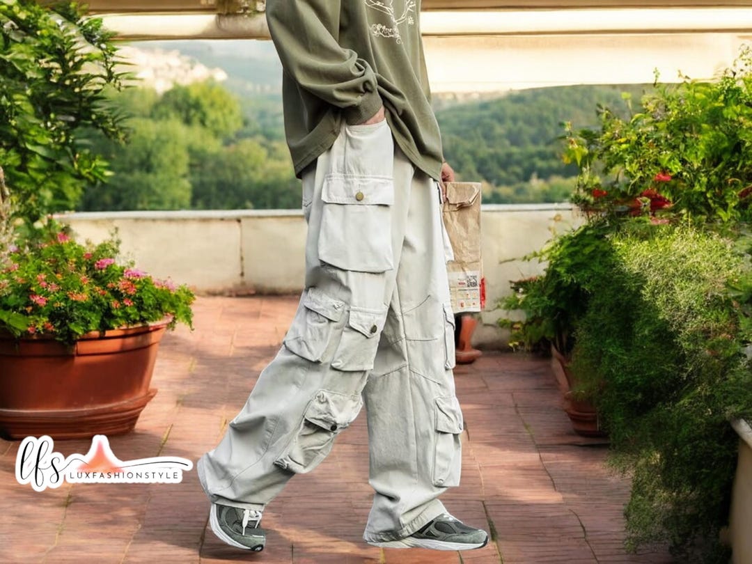Baggy Cargo Pants Unisex Fashionable Clothing