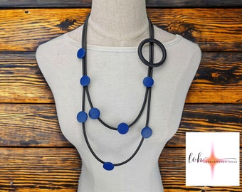 Unisex Choker Necklace | Rubber Stylish Accessory | Chain Style Jewelry