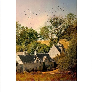 Cotswolds Print, Cotswolds Photography, Fine Art English Village Photography Print, English Countryside Wall Art, Cotswold Village Wall Art