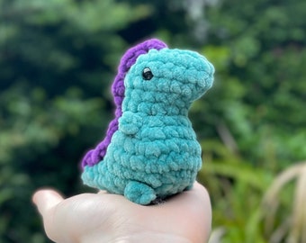 Ręcznie robiony na szydełku Amigurumi pluszowy dinozaur