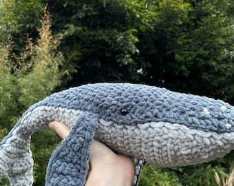 Stor valplysch - Handgjord virkad amigurumi
